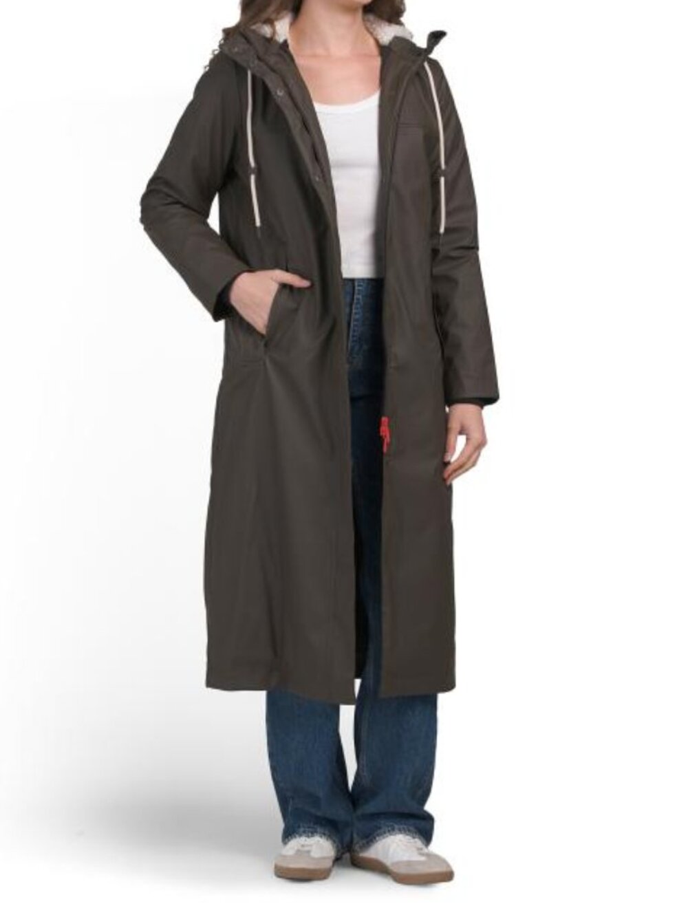 HUNTER Rubberized Longline Padded Coat
